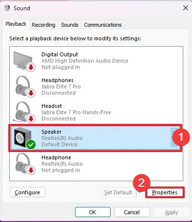 Adjust Audio Balance on Windows 11