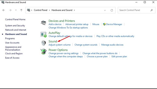 Adjust Audio Balance on Windows 11
