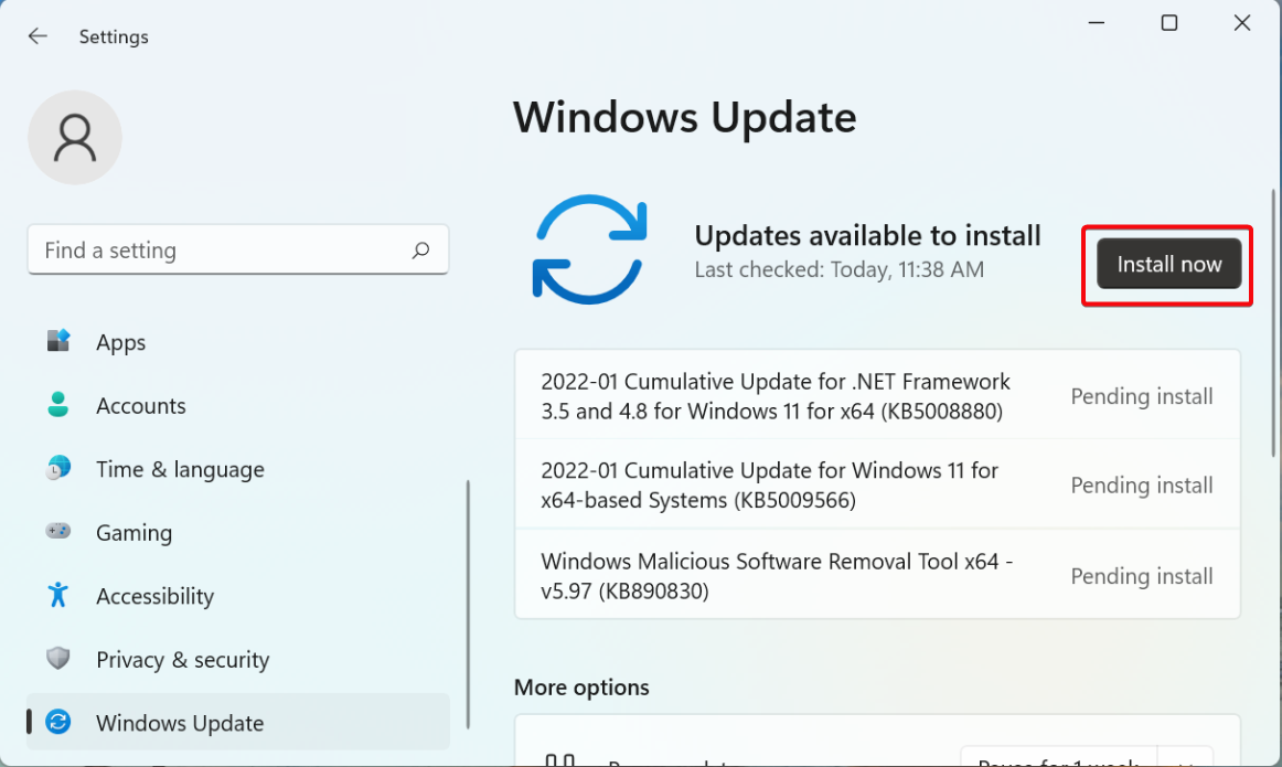 Update DirectX Windows 11