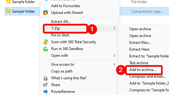 Password Protect a ZIP File on Windows 11