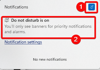 Do Not Disturb Keeps Turning On Windows 11