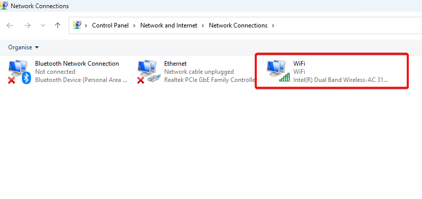 Missing Wi-Fi Option In Windows 11