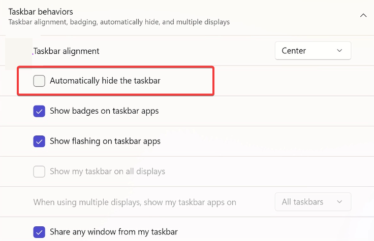 Windows 11 Taskbar not working
