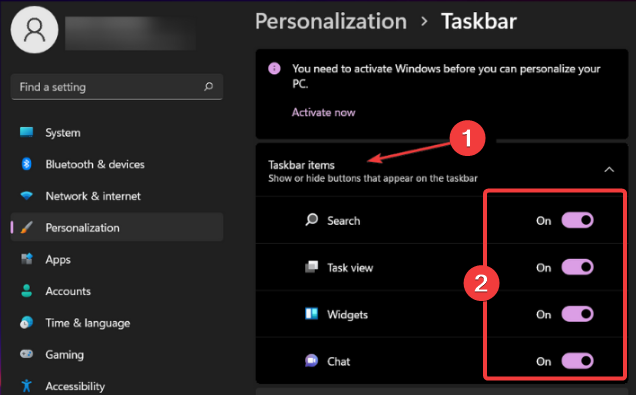 Hide Running Apps on Windows 11 Taskbar