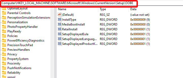OOBEEULA Error Windows 11