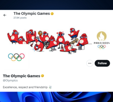 The Olympic Games X handle